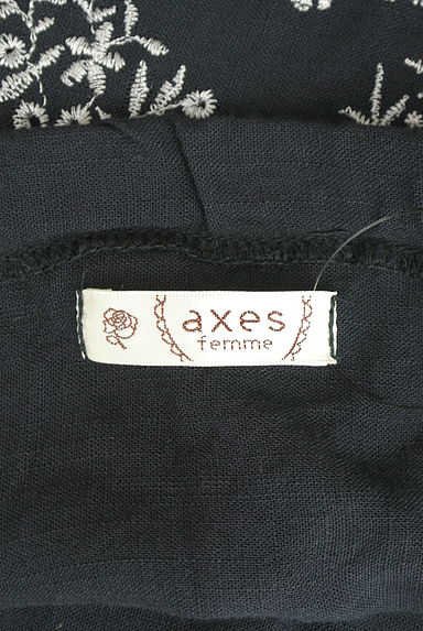 axes femme（アクシーズファム）の古着「スカラップフラワー刺繍セットアップ（セットアップ（ジャケット＋パンツ））」大画像６へ
