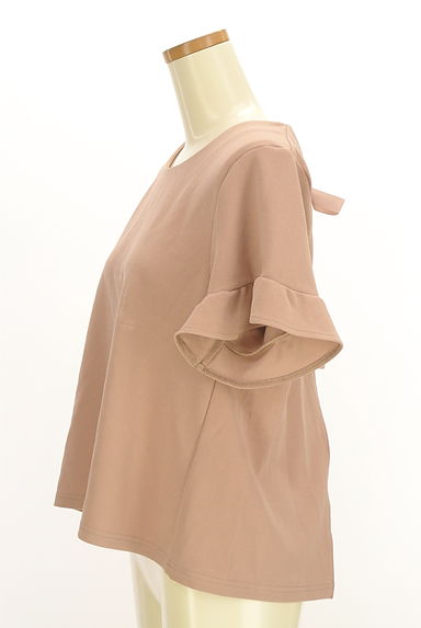 axes femme（アクシーズファム）の古着「フレア袖バックシフォン切替ブラウス（カットソー・プルオーバー）」大画像３へ