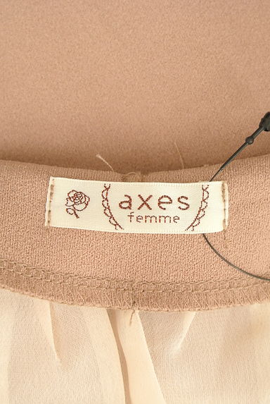axes femme（アクシーズファム）の古着「フレア袖バックシフォン切替ブラウス（カットソー・プルオーバー）」大画像６へ