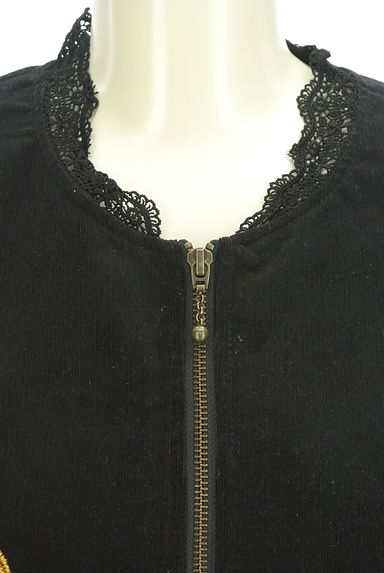 axes femme（アクシーズファム）の古着「フラワー刺繍コーデュロイブルゾン（ブルゾン・スタジャン）」大画像４へ