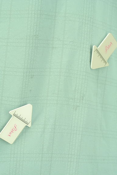 axes femme（アクシーズファム）の古着「チェック柄ボリューム袖ワンピース（ワンピース・チュニック）」大画像５へ