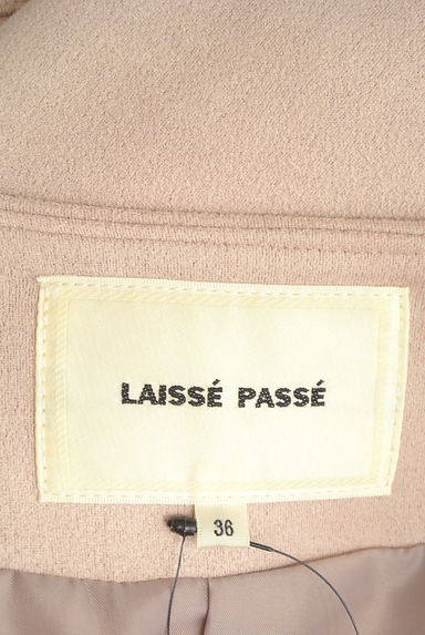 LAISSE PASSE（レッセパッセ）の古着「ノーカラースウェードライクジャケット（ジャケット）」大画像６へ