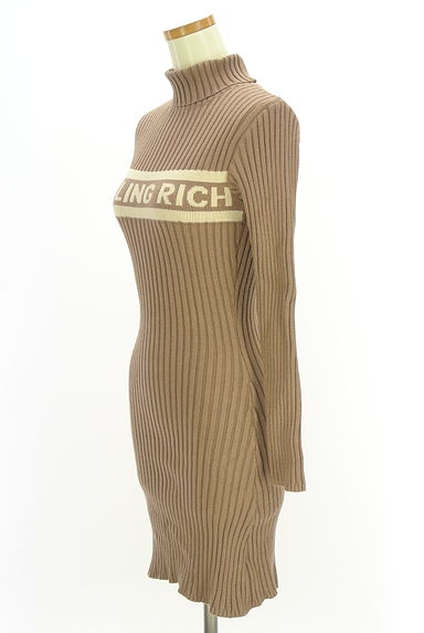 Darich（ダーリッチ）の古着「タートルネックロゴニットミニワンピース（ワンピース・チュニック）」大画像３へ