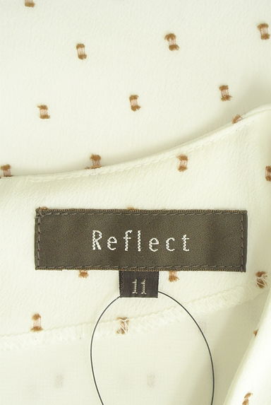 Reflect（リフレクト）の古着「Ｖネックドット刺繍ブラウス（カットソー・プルオーバー）」大画像６へ