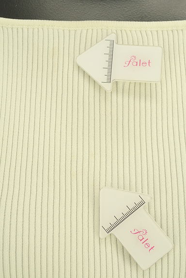 JILL by JILLSTUART（ジルバイジルスチュアート）の古着「バックレースアップ五分袖リブニット（ニット）」大画像５へ