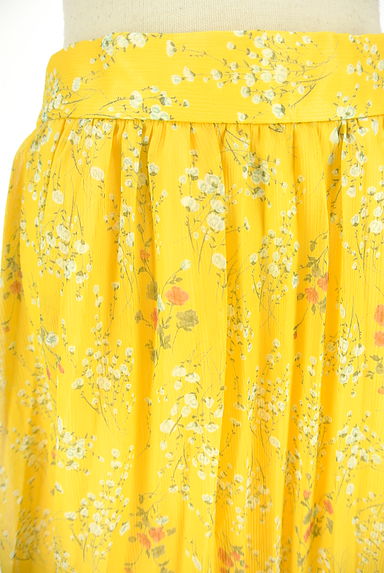Melan Cleuge（メランクルージュ）の古着「花柄シフォンロングスカート（ロングスカート・マキシスカート）」大画像４へ
