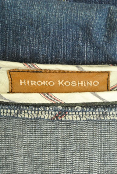 HIROKO KOSHINO（ヒロココシノ）の古着「スタッズストレッチデニムジャケット（ジャケット）」大画像６へ