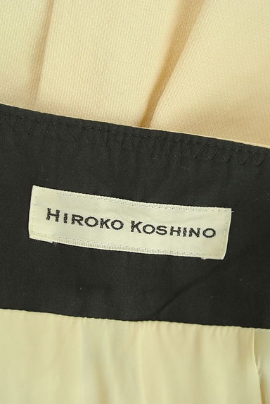 HIROKO KOSHINO（ヒロココシノ）の古着「ボーダー切替タック膝下スカート（スカート）」大画像６へ
