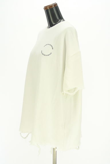 jouetie（ジュエティ）の古着「バックプリントダメージ加工スウェットトップス（スウェット・パーカー）」大画像３へ