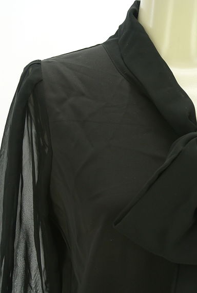 Darich（ダーリッチ）の古着「シアー袖ボウタイサテンブラウス（カットソー・プルオーバー）」大画像４へ