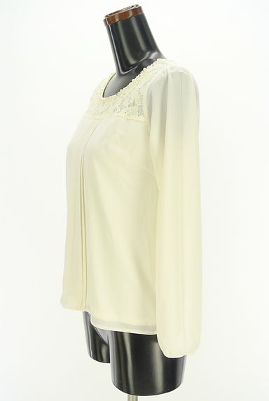 PROPORTION BODY DRESSING（プロポーションボディ ドレッシング）の古着「ヨークレースシフォンカットソー（カットソー・プルオーバー）」大画像３へ