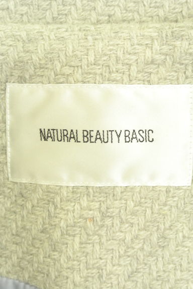 NATURAL BEAUTY BASIC（ナチュラルビューティベーシック）の古着「ノーカラー起毛ロングコート（コート）」大画像６へ