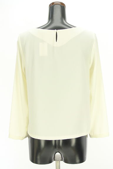 NATURAL BEAUTY BASIC（ナチュラルビューティベーシック）の古着「フロントタックブラウス（カットソー・プルオーバー）」大画像２へ