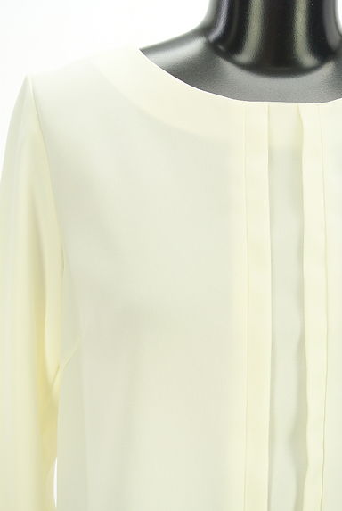 NATURAL BEAUTY BASIC（ナチュラルビューティベーシック）の古着「フロントタックブラウス（カットソー・プルオーバー）」大画像４へ