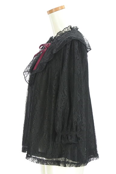 axes femme（アクシーズファム）の古着「フリルカラー総レースカットソー（カットソー・プルオーバー）」大画像３へ