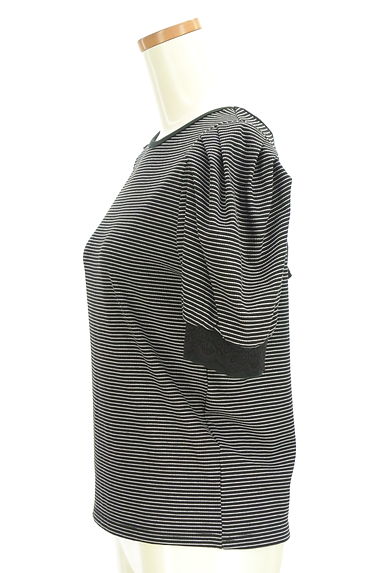 axes femme（アクシーズファム）の古着「バックオープンパフスリボーダーカットソー（カットソー・プルオーバー）」大画像３へ