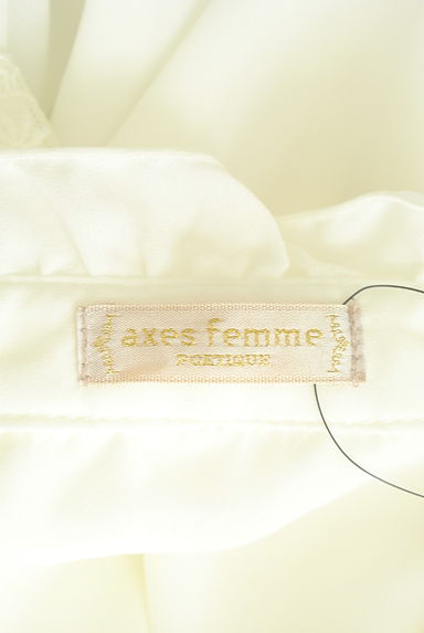 axes femme（アクシーズファム）の古着「ケーブカラーフリルボウタイブラウス（ブラウス）」大画像６へ
