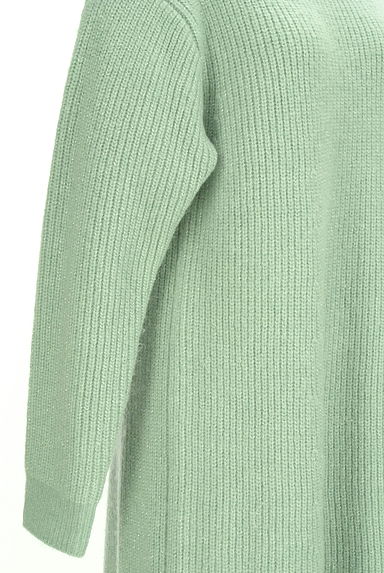 JUSGLITTY（ジャスグリッティー）の古着「ラメ糸混リブニットワンピース（ワンピース・チュニック）」大画像４へ
