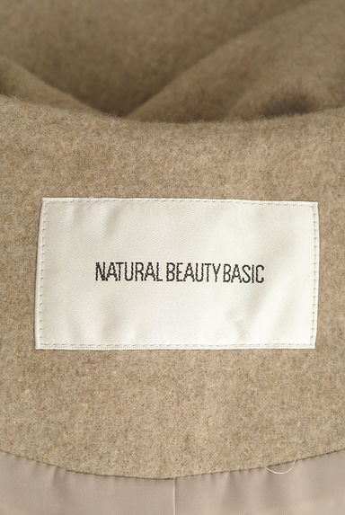 NATURAL BEAUTY BASIC（ナチュラルビューティベーシック）の古着「ノーカラーオーバーミディコート（コート）」大画像６へ