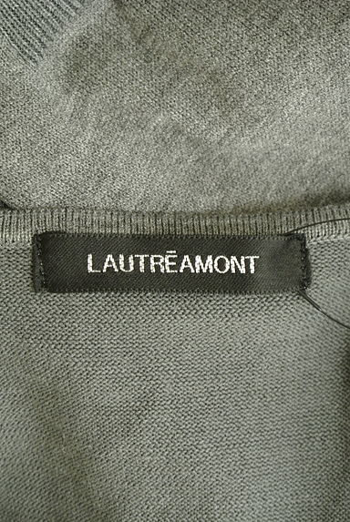LAUTREAMONT（ロートレアモン）の古着「バックレースアップリブ切替ニットワンピース（ワンピース・チュニック）」大画像６へ