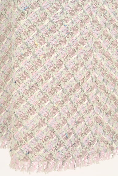 TARA JARMON（タラジャーモン）の古着「フリンジツイード膝丈スカート（スカート）」大画像５へ
