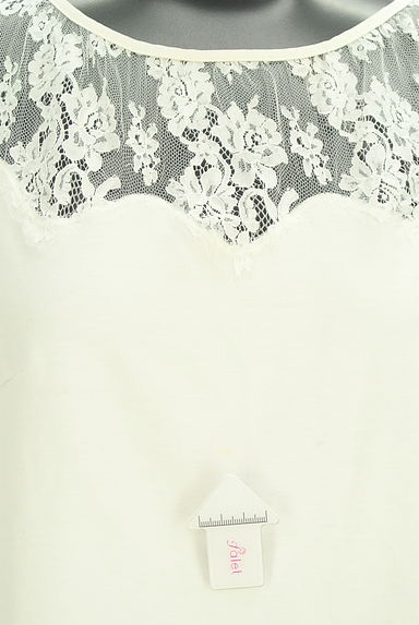 TARA JARMON（タラジャーモン）の古着「シフォン袖レースヨークカットソー（カットソー・プルオーバー）」大画像５へ