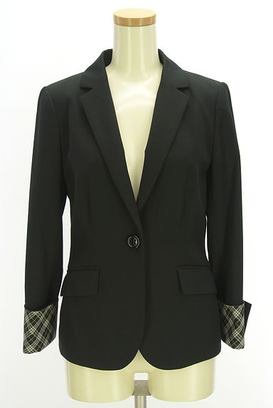 BURBERRY BLUE LABEL（バーバリーブルーレーベル）の古着「ワンボタンテーラードジャケット（ジャケット）」大画像４へ