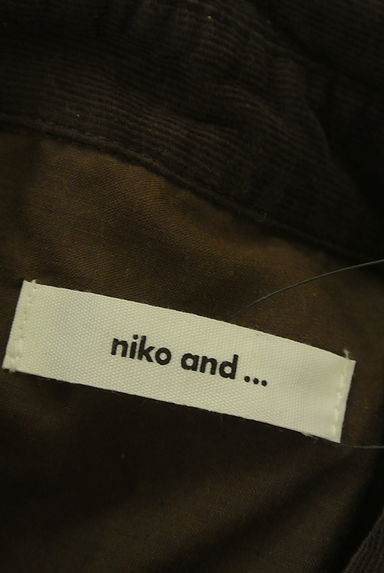 niko and...（ニコ アンド）の古着「ボリュームフレアコーデュロイロングシャツワンピース（ワンピース・チュニック）」大画像６へ