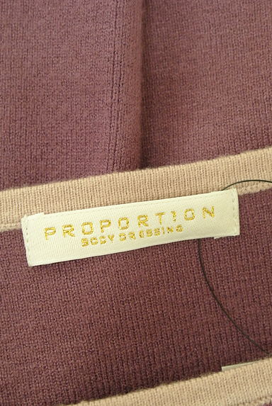 PROPORTION BODY DRESSING（プロポーションボディ ドレッシング）の古着「プリーツニットセットアップ（セットアップ（ジャケット＋スカート））」大画像６へ