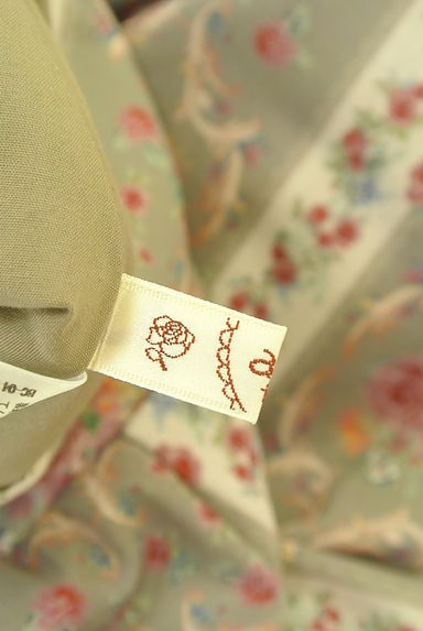axes femme（アクシーズファム）の古着「膝下丈裾レース花柄ギャザースカート（スカート）」大画像６へ