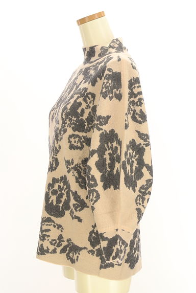 L'EQUIPE（レキップ）の古着「花柄ドルマンニットトップス（ニット）」大画像３へ