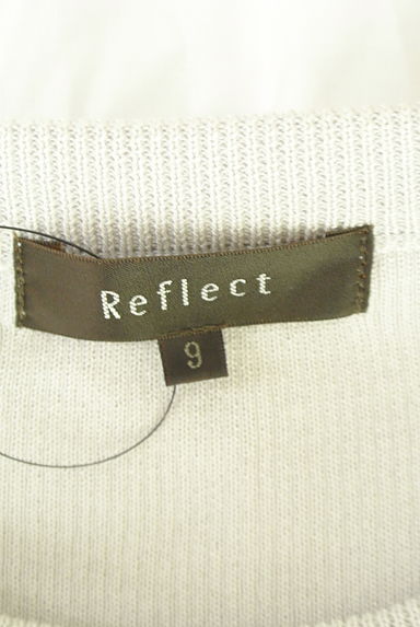 Reflect（リフレクト）の古着「白シャツ切替ニットトップス（ニット）」大画像６へ