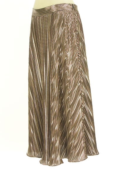 TARA JARMON（タラジャーモン）の古着「プリーツ光沢ロングスカート（ロングスカート・マキシスカート）」大画像３へ