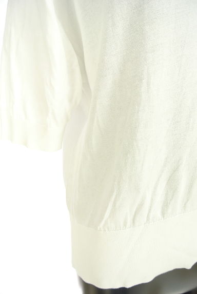 JOHN SMEDLEY（ジョンスメドレー）の古着「キーネックポロニットトップス（ポロシャツ）」大画像５へ