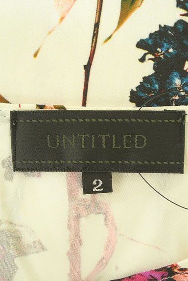 UNTITLED（アンタイトル）の古着「花柄フレンチスリーブカットソー（カットソー・プルオーバー）」大画像６へ