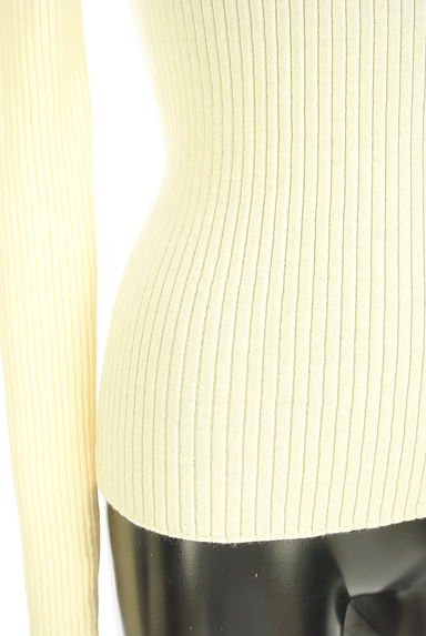 Spick and Span（スピック＆スパン）の古着「Vネックリブニットトップス（ニット）」大画像５へ
