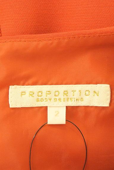 PROPORTION BODY DRESSING（プロポーションボディ ドレッシング）の古着「バックファスナー膝上ワンピース（ワンピース・チュニック）」大画像６へ