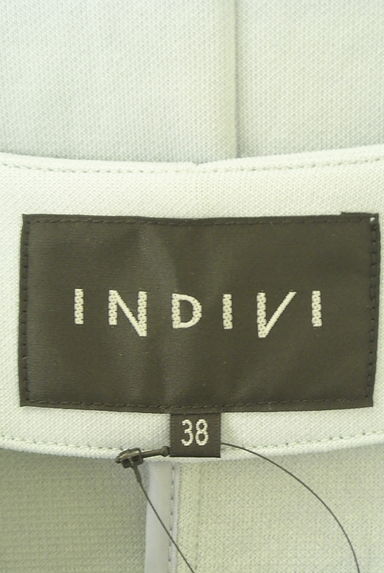 INDIVI（インディヴィ）の古着「ノーカラーポンチジャケット（ジャケット）」大画像６へ