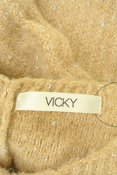 VICKY（ビッキー）の古着「ラメニットトップス（ニット）」大画像６へ