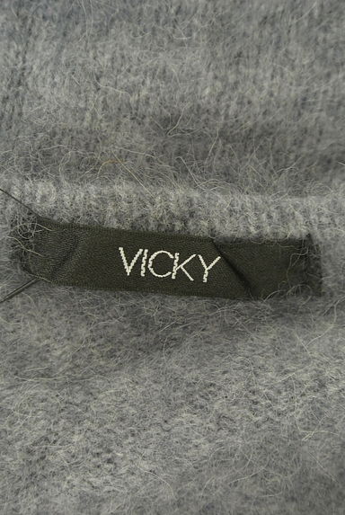 VICKY（ビッキー）の古着「ふわふわVネックニットトップス（ニット）」大画像６へ