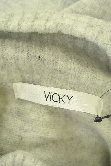 VICKY（ビッキー）の古着「ボリューム袖モックネックニット（ニット）」大画像６へ
