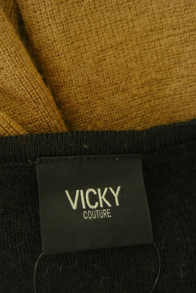 VICKY（ビッキー）の古着「バイカラーニットトップス（ニット）」大画像６へ