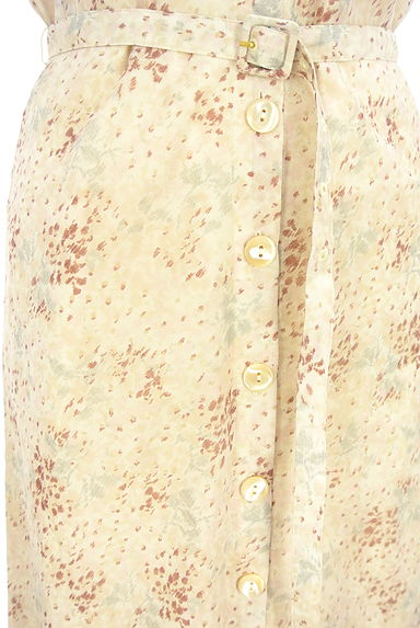 DEICY（デイシー）の古着「ベルト付き花柄シアーロングワンピース（ワンピース・チュニック）」大画像５へ