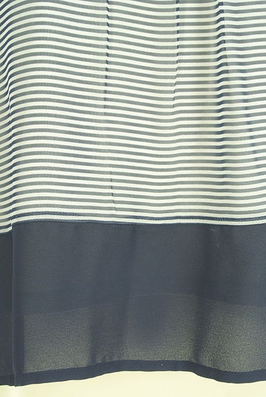 anySiS（エニィスィス）の古着「ボーダー柄シフォンブラウス（カットソー・プルオーバー）」大画像５へ