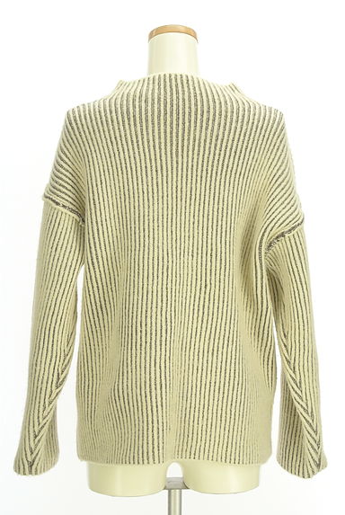 UNITED ARROWS（ユナイテッドアローズ）の古着「モックネックリブニットトップス（ニット）」大画像２へ