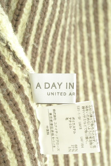 UNITED ARROWS（ユナイテッドアローズ）の古着「モックネックリブニットトップス（ニット）」大画像６へ
