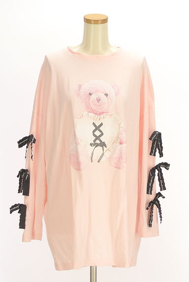 Ank Rouge（アンクルージュ）の古着「襟付きテディベアTシャツ（カットソー・プルオーバー）」大画像５へ