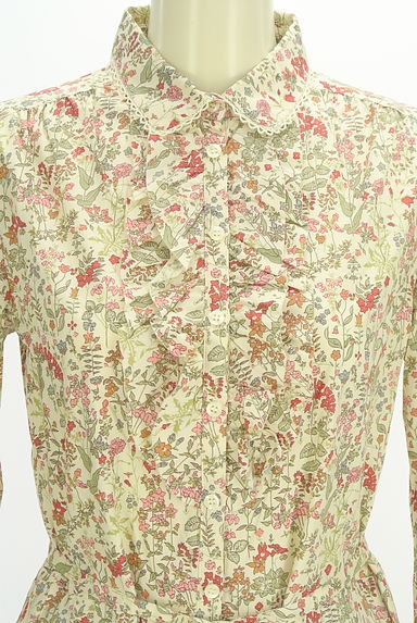 Lois CRAYON（ロイスクレヨン）の古着「花柄シャツワンピース（ワンピース・チュニック）」大画像４へ