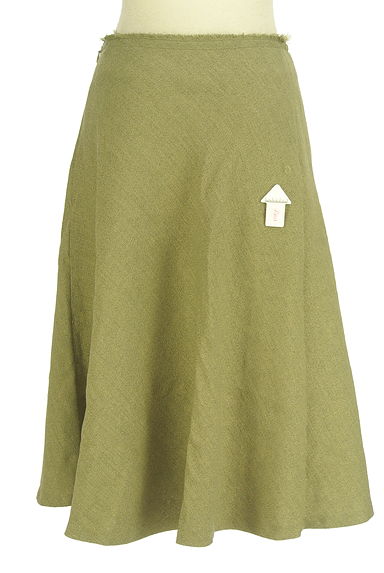 NATURAL BEAUTY BASIC（ナチュラルビューティベーシック）の古着「フレアミモレスカート（スカート）」大画像４へ