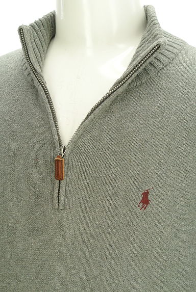 POLO RALPH LAUREN（ポロラルフローレン）の古着「ハーフジップニットトップス（ニット）」大画像４へ